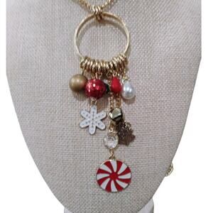 Long Charm Sweater Necklace Christmas Fun Fashion